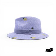 jos van dijck fedora 62 linnen positano blauw