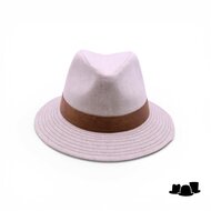 jos van dijck fedora 62 linnen salt pepper en brown