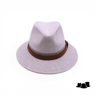 jos van dijck fedora 62 linnen salt and pepper pdp en leer