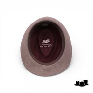 jos van dijck trilby linnen tartan beige
