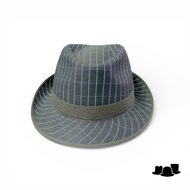 jos van dijck trilby linnen streepjes donkergroen