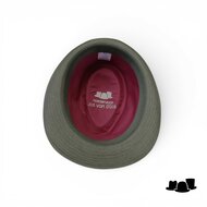 jos van dijck trilby linnen streepjes donkergroen