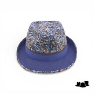 jos van dijck trilby katoen fantasy blauw