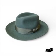 borsalino fedora alexander haarvilt alessandria groen 