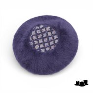 panizza baret angora wolmix donkerblauw