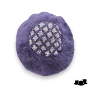 panizza baret angora wolmix donkerblauw