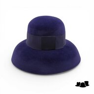 tesi gelegenheidshoed audrey haarvilt navy