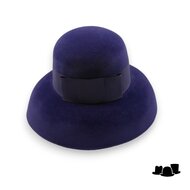 tesi gelegenheidshoed audrey haarvilt navy