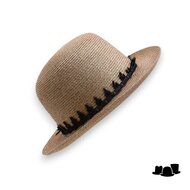 tesi bowler hoed katoenmix goud