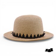 tesi bowler hoed katoenmix goud