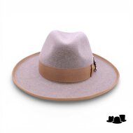 jos van dijck fedora rho pencil roll brim haarvilt light taupe en camel