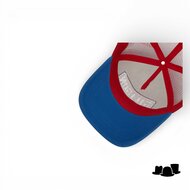 stetson trucker cap gasoline red and blue