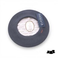 elosegui alpino baret model 12.5 merino wolvilt dark grey