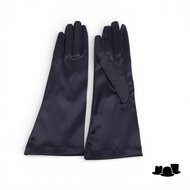 gala handschoenen serenita hoge glans satijn zwart
