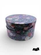 vintage hoedendoos 30 cm roses