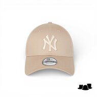 new era baseball cap 9forty new york yankees camel stone