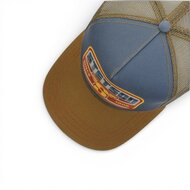 stetson trucker cap s wing blue and green