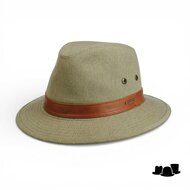 stetson traveller outdoorhoed katoen olijfgroen