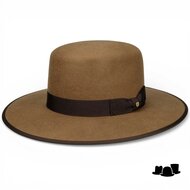 stetson open crown lannover wolvilt bruin