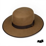 stetson open crown lannover wolvilt bruin