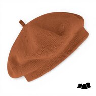 fiebig knitted baret katoen cinnamon