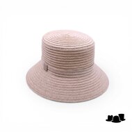 jos van dijck brede bucket hat viviana canapa champagne