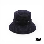 jos van dijck brede bucket hat viviana canapa zwart