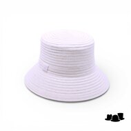 jos van dijck brede bucket hat viviana canapa wit