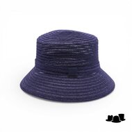 jos van dijck brede bucket hat viviana canapa donkerblauw