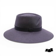 jos van dijck brede rand fedora vivien cellulose zwart