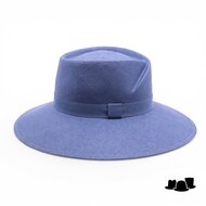 jos van dijck brede rand fedora vivien cellulose blauw