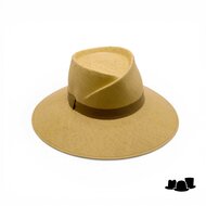 jos van dijck brede rand fedora vivien cellulose camel