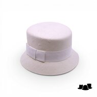 jos van dijck bucket hat valerie cellullose wit