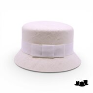 jos van dijck bucket hat valerie cellullose wit