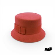 jos van dijck bucket hat valerie cellullose rood