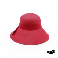 jos van dijck brede rand hoed viola cellulose rood