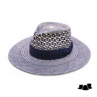 jos van dijck fedora panama vio naturel en navy