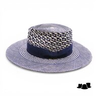 jos van dijck fedora panama vio naturel en navy