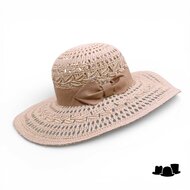 jos van dijck brede rand flaphoed verena cellulose naturel