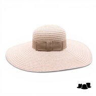 jos van dijck brede rand hoed vanessa canapa champagne