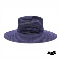 jos van dijck brede rand fedora valentina canapa donkerblauw