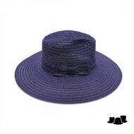 jos van dijck brede rand fedora valentina canapa donkerblauw