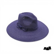 jos van dijck brede rand fedora valentina canapa donkerblauw