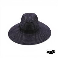 jos van dijck brede rand fedora valentina canapa zwart
