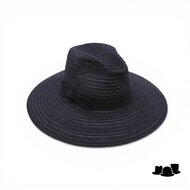 jos van dijck brede rand fedora valentina canapa zwart
