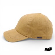 wigens baseball classic cap libeco linnen visgraat yellow
