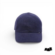 hatland baseball cap met oorklep ruston wol sympatex blauw
