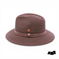 mayser fedora mathis raffia bandstro bruin