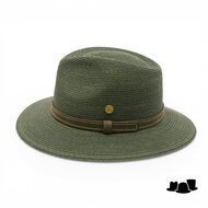 mayser fedora mathis raffia bandstro groen