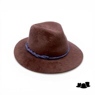 bespoke panizza fedora matera melusine sable and sapphire